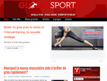 Tablet Screenshot of global-sport.fr