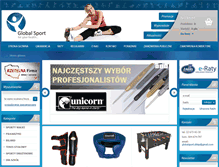 Tablet Screenshot of global-sport.com.pl
